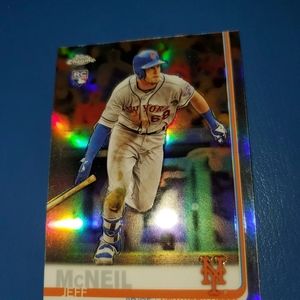 Jeff McNeil topps chrome refractor rc